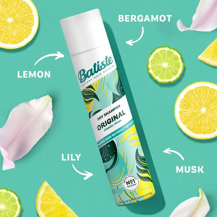 Chai dầu gội đầu khô Batiste