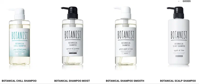 Bốn dòng dầu gội Botanist: Chill, Moist, Smooth và Scalp