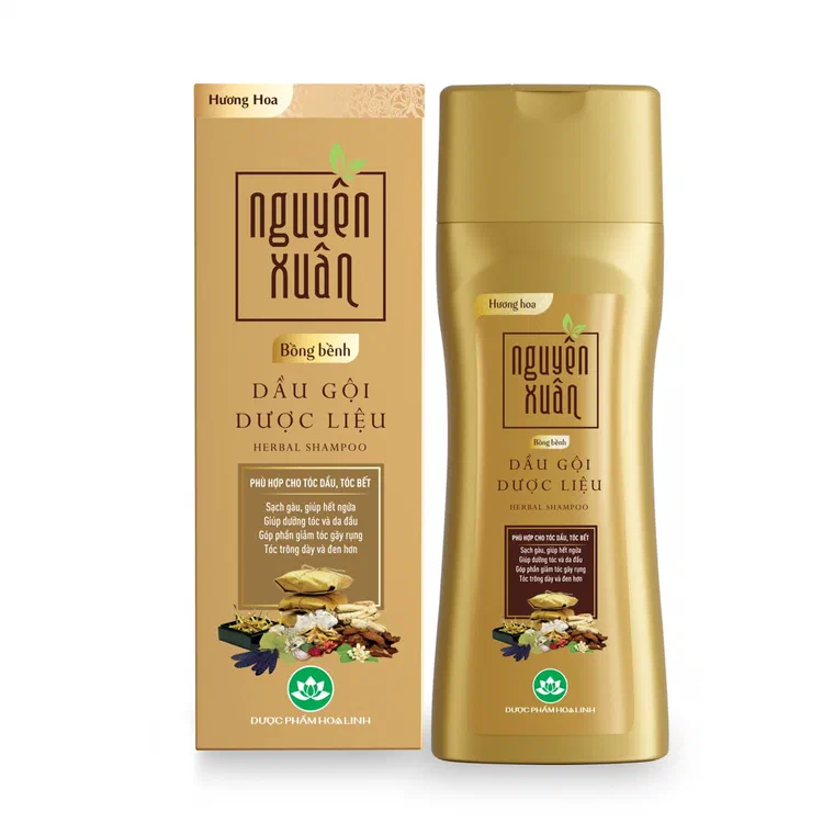 Chai dầu gội dược liệu Nguyên Xuân Bồng Bềnh