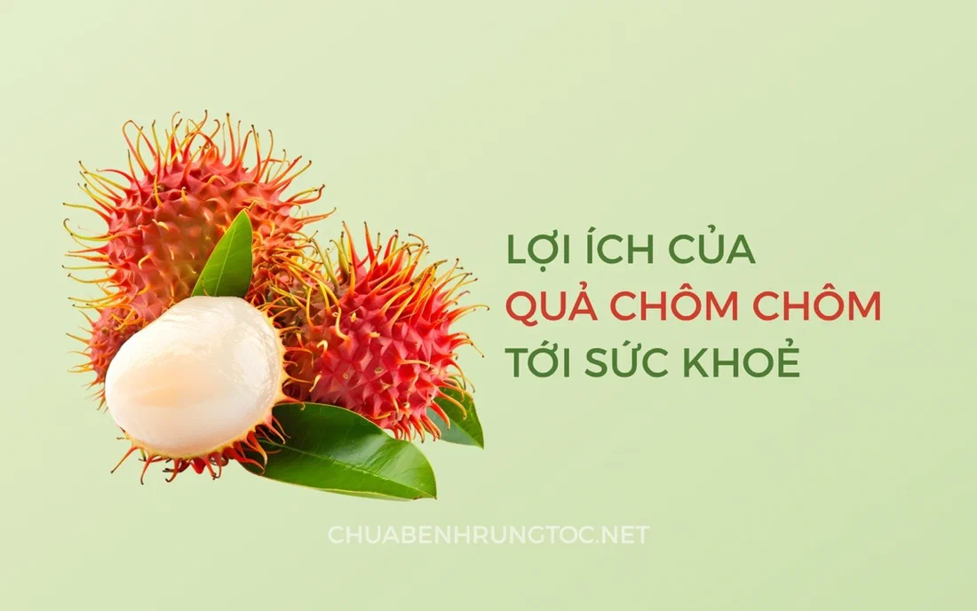 Tác dụng của quả chôm chôm với sức khỏe và mái tóc
