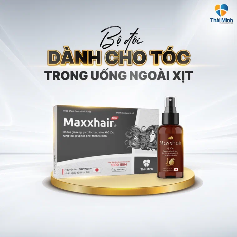 Hộp viên uống trị rụng tóc MaxxHair