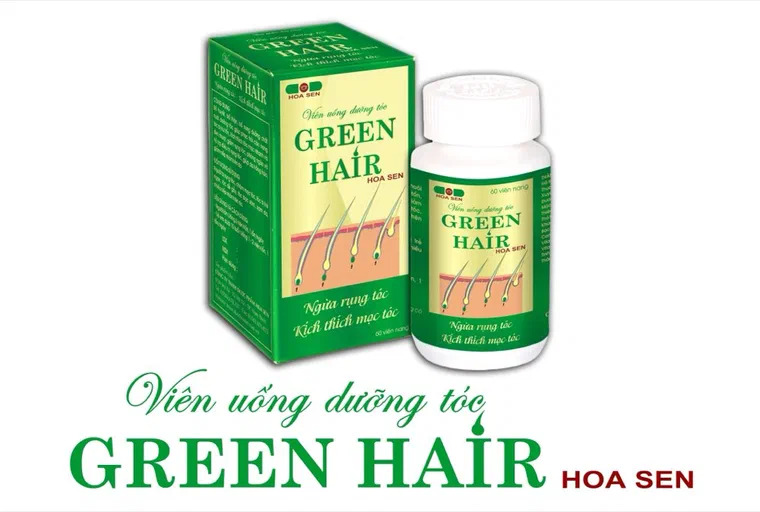 Hộp viên uống dưỡng tóc Green Hair